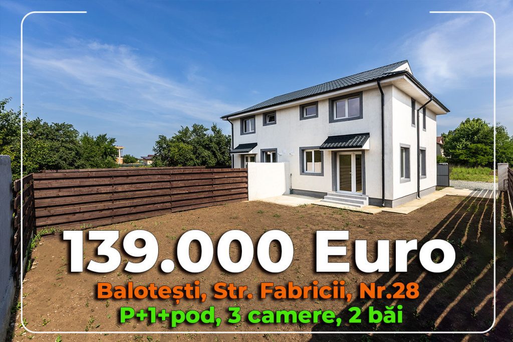 Vânzare Casă în Balotești 3 camere