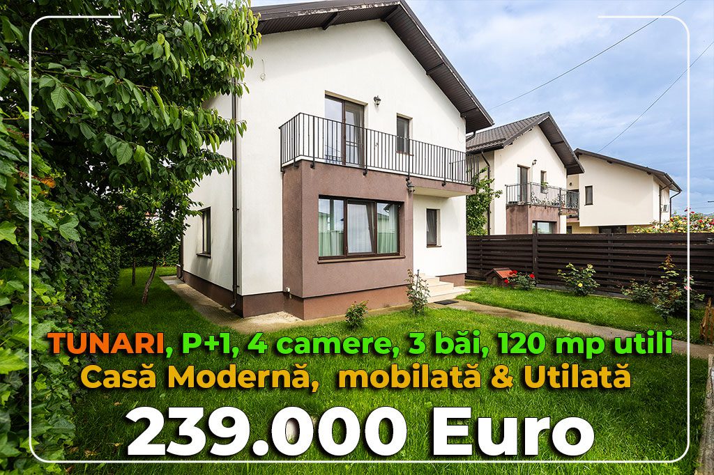 Agenție imobiliară Tunari Vânzare casă Tunari 4 camere